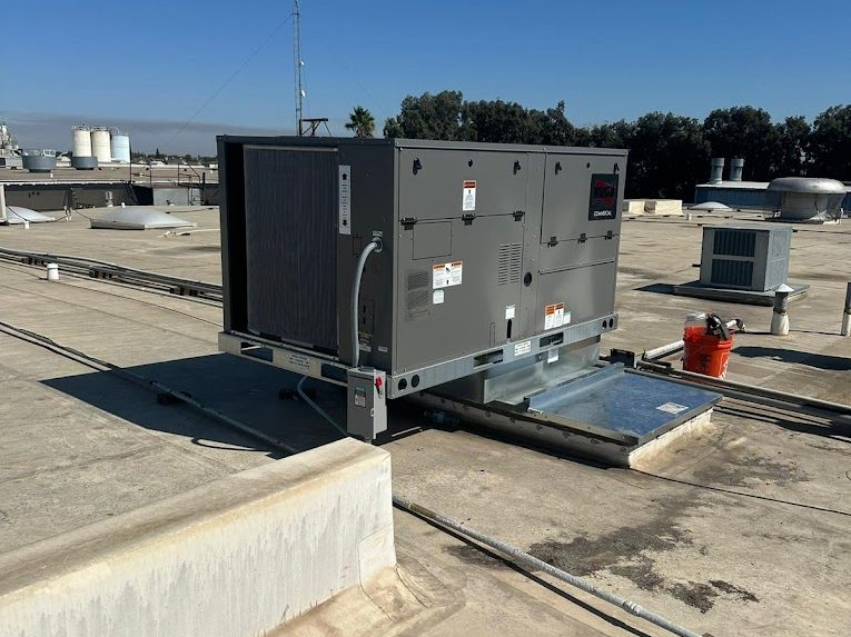 Commercial Rooftop - HVAC project in Stockton CA