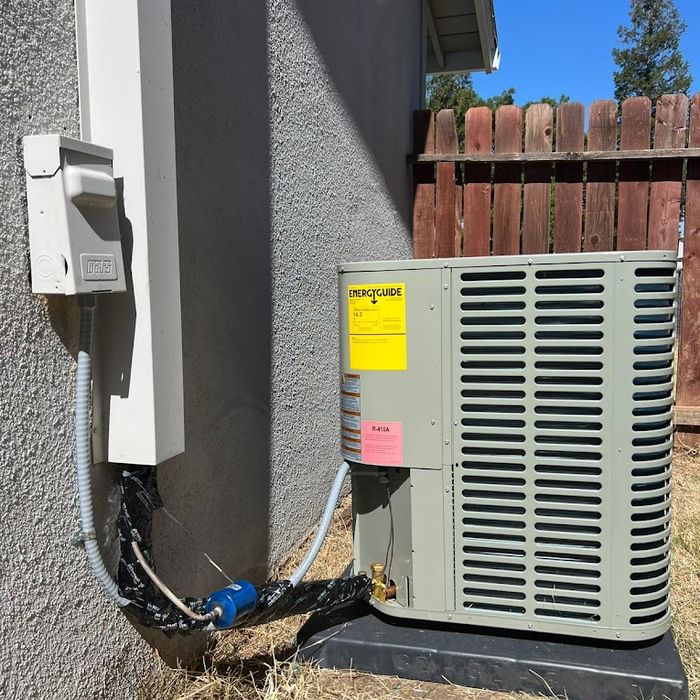 Residential AC - HVAC project in Stockton CA